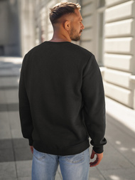 Juodas vyriškas džemperis OZONEE JS/8B1977/3