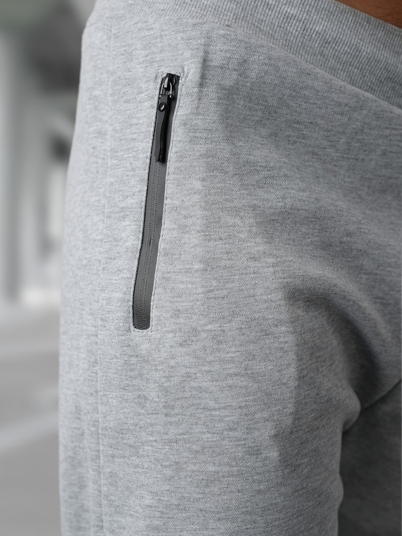 Pilki spalvos vyriškos sportinės kelnės OZONEE JS/15K1835/2