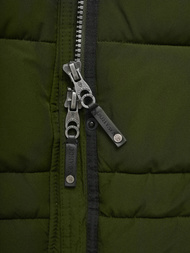 Rusvai žalsva moteriška striukė OZONEE O/W377