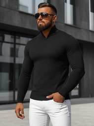 Juodi vyriškas megztinis OZONEE NB/MM6007/4Z