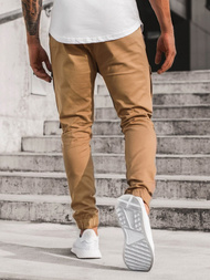 Camel vyriškos chino jogger stiliaus kelnės OZONEE G/2787