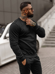 Juodas vyriškas sportinis kostiumas OZONEE JS/68C10380/3Z