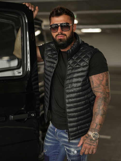 Juoda vyriška liemenė OZONEE JS/16M9333/392BZ