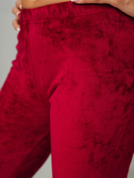 Bordinės moteriškos veliūrinis sportinės kelnės OZONEE JS/92K521/35