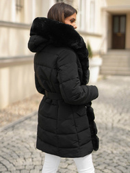 Juoda moteriška striukė OZONEE JS/11Z8096Z