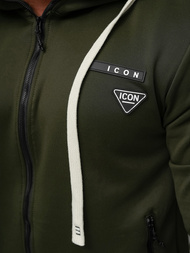 Rusvai žalsva vyriškas sportinis kostiumas OZONEE O/LN11760