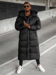 Juoda vyriška žieminė striukė OZONEE O/M3202Z