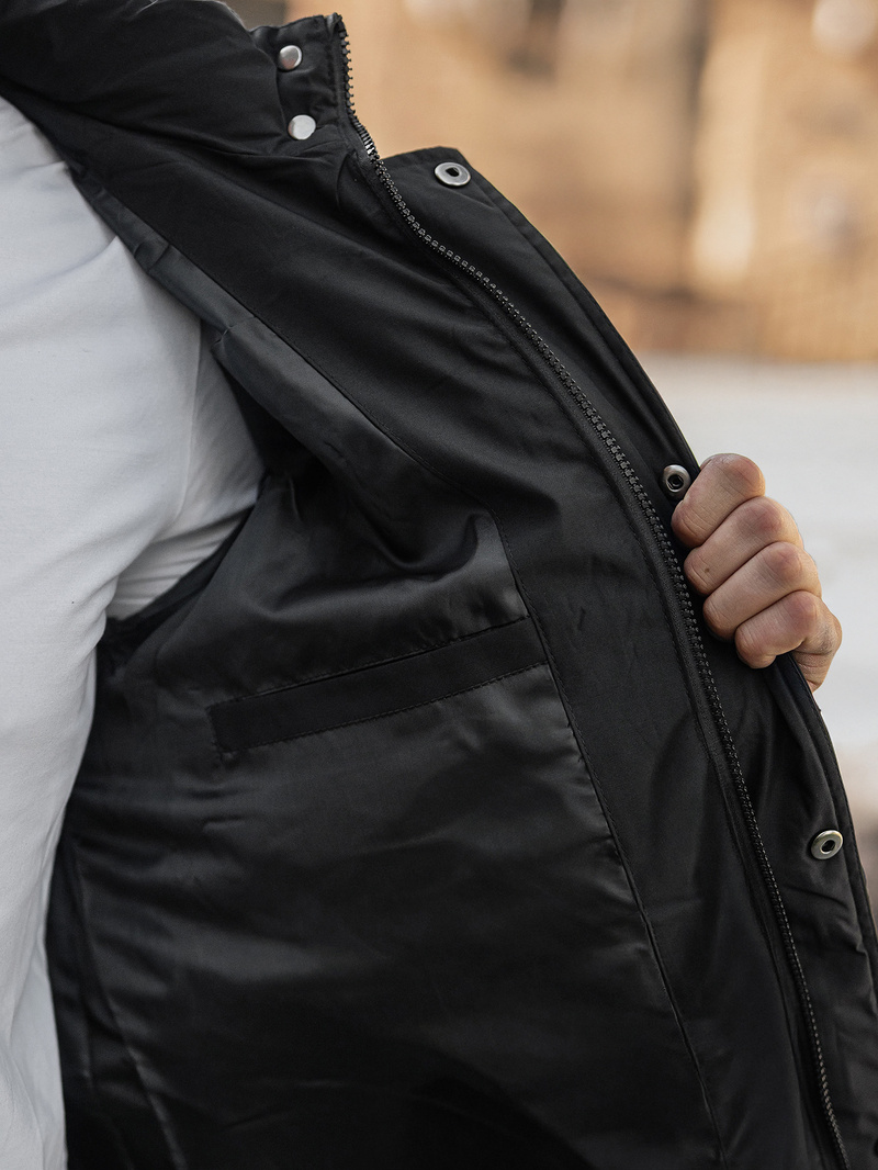 Juoda vyriška striukė OZONEE JS/57M7503/392Z