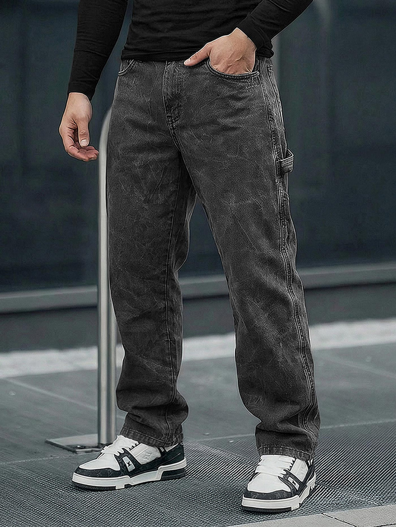 Grafitiniai vyriški džinsai OZONEE O/KK2828/5Z