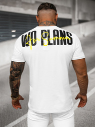 Balti vyriški marškinėliai OZONEE O/T1277/1