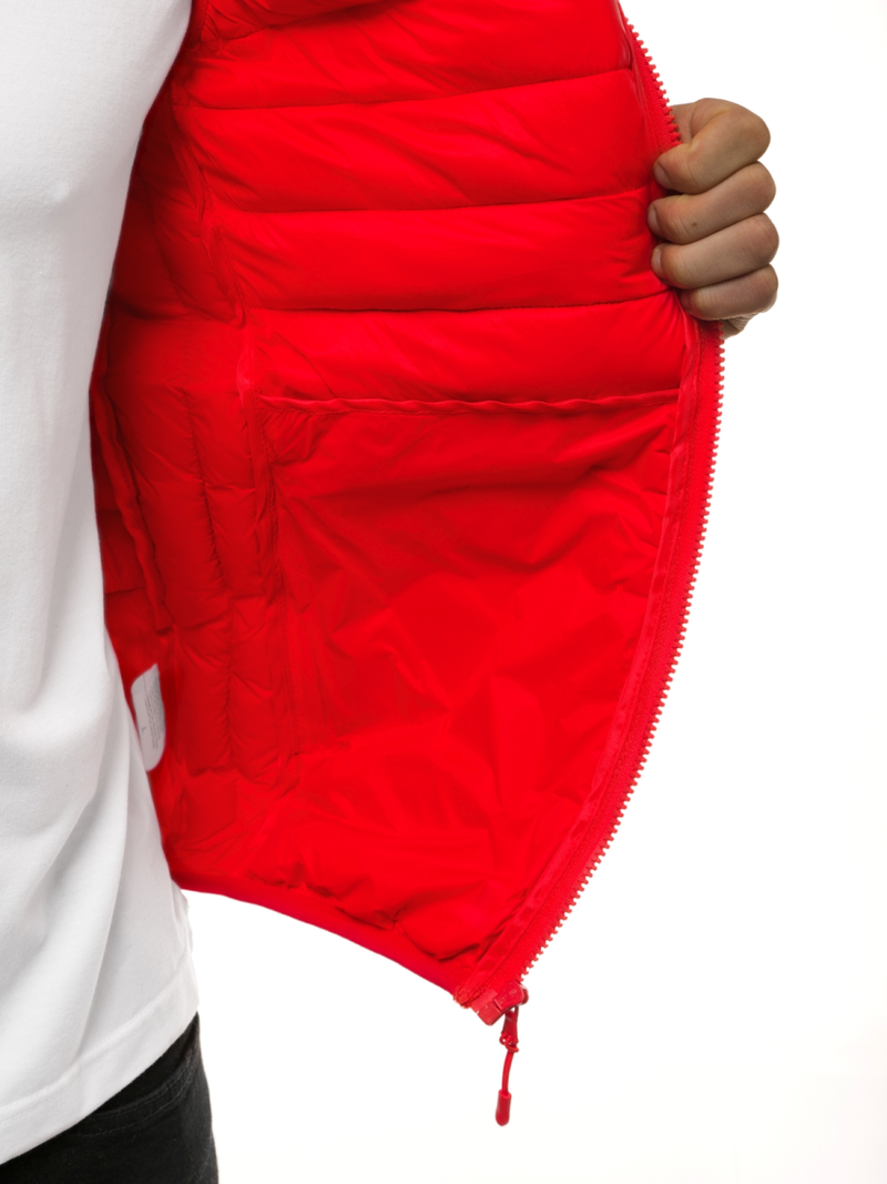 Raudona vyriška liemenė OZONEE JS/LY32Z