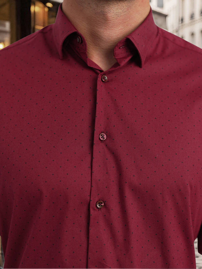 Bordinė vyriški marškiniai OZONEE V/V182Z