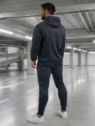 Granatinis vyriškas sportinis kostiumas OZONEE JS/8C1966/25