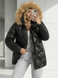 Juoda moteriška striukė OZONEE O/5M3226/392Z