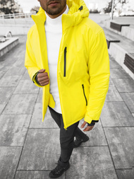 Geltona vyriška striukė OZONEE JS/HH011/26Z