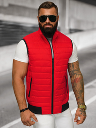 Raudona vyriška liemenė OZONEE JS/MY77Z