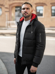 Juoda vyriška striukė OZONEE JS/31M5003Z