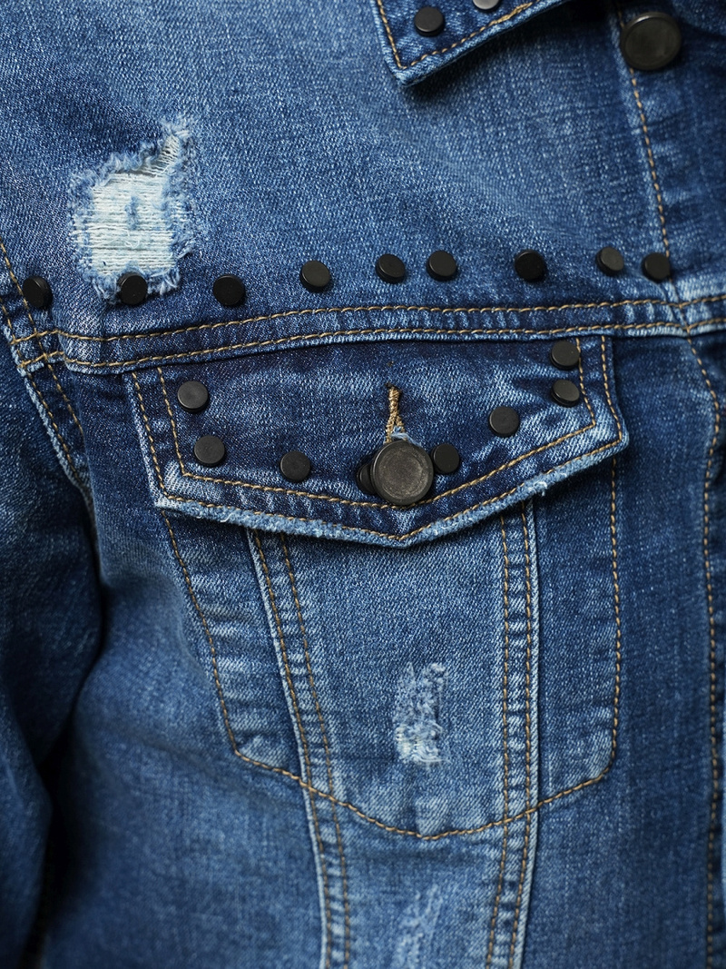 Mėlyna vyriška džinso striukė OZONEE NB/MJ504B