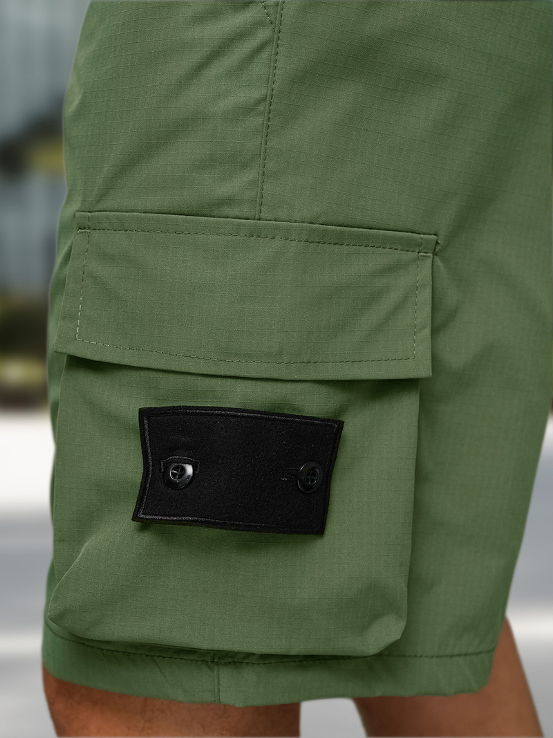 Rusvai žalsva vyriški šortai OZONEE JS/27K6538/60