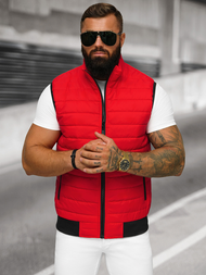 Raudona vyriška liemenė OZONEE JS/MY77Z