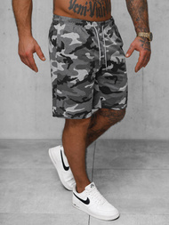 Pilki vyriški sportiniai šortai OZONEE JS/8K283/2