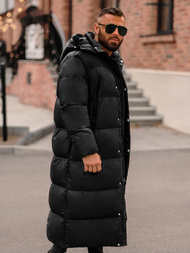 Juoda vyriška žieminė striukė OZONEE O/M3202Z