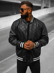 Juodi vyriška striukė OZONEE O/3A172Z