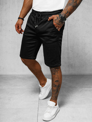 Juodi vyriški chino šortai OZONEE NB/MP0266N