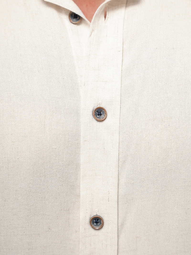 Smėlinis vyriški marškiniai OZONEE O/242770