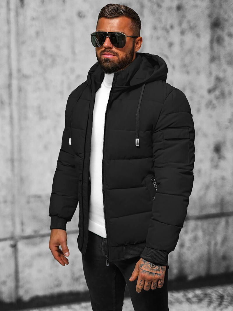 Juoda vyriška striukė OZONEE JS/31M5006