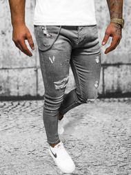 Grafitiniai vyriški džinsai OZONEE O/MB459