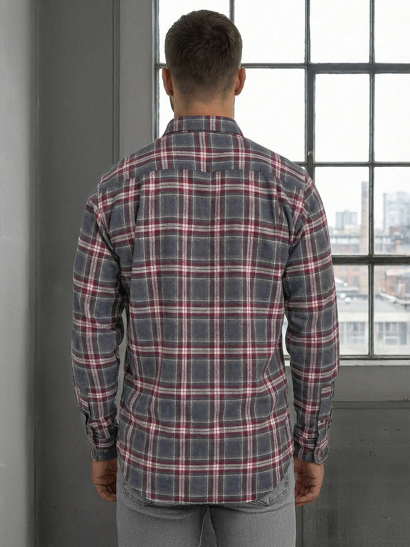 Bordinė vyriški marškiniai OZONEE V/V178Z