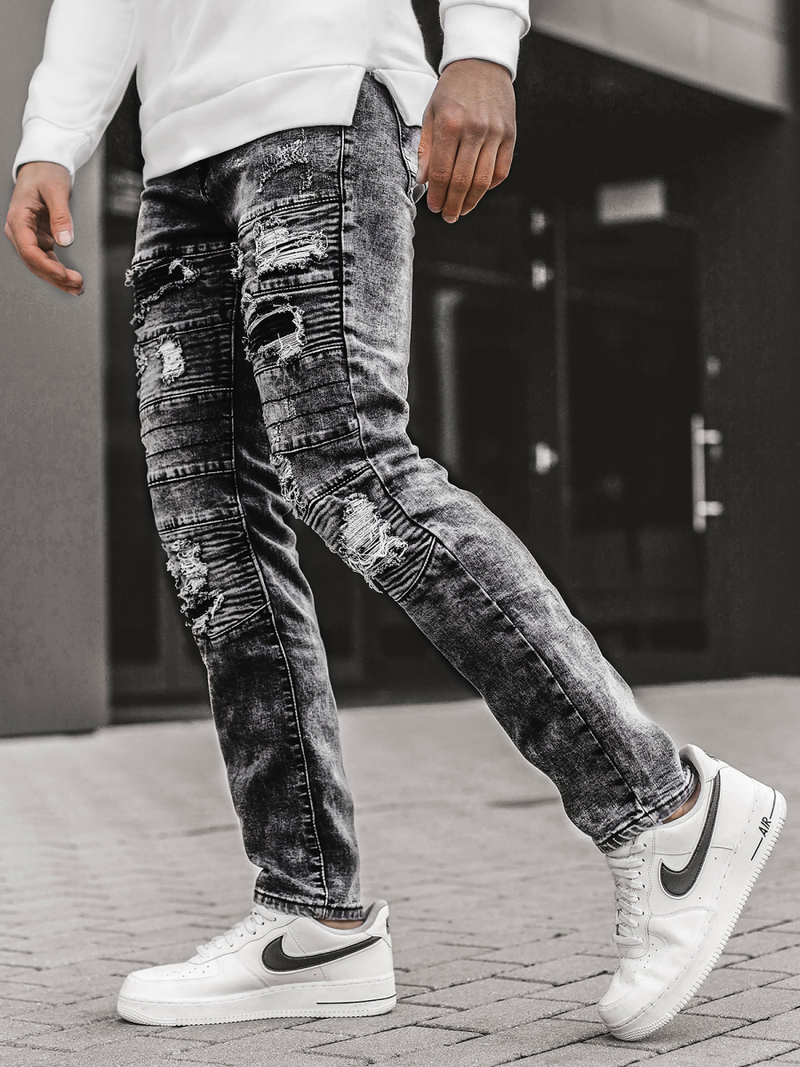 Grafitinės vyriškos džinso kelnės OZONEE V/19194