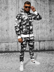 Pilkas vyriškas sportinis kostiumas OZONEE O/8B159/2