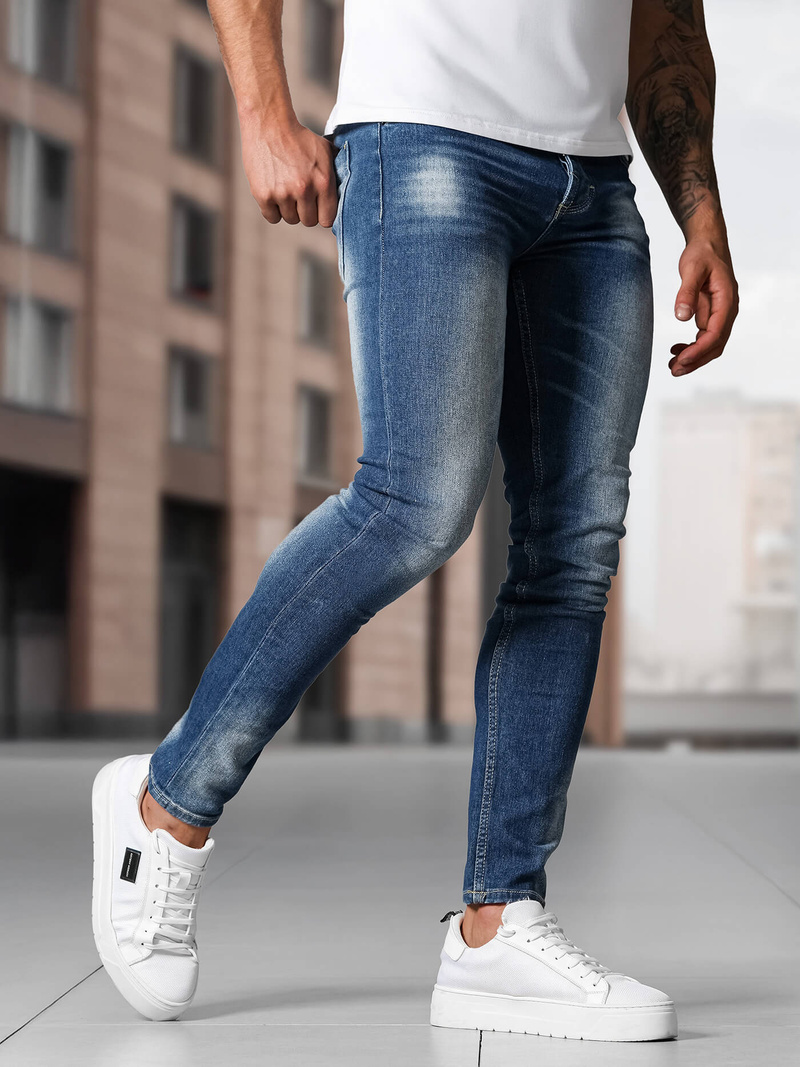 Mėlyni vyriški džinsai OZONEE NB/MP0199BCZ