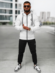 Baltai-juodas vyriškas sportinis kostiumas OZONEE O/LN11887