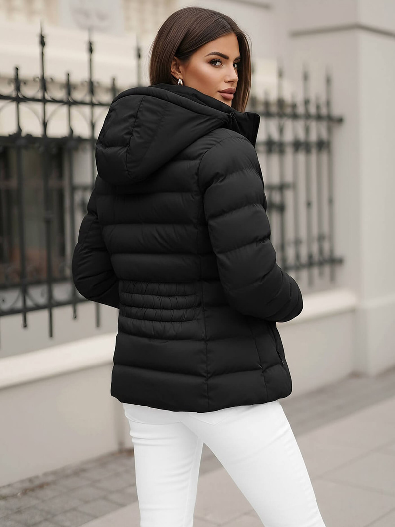 Juodi moteriška striukė OZONEE JS/M769/392Z