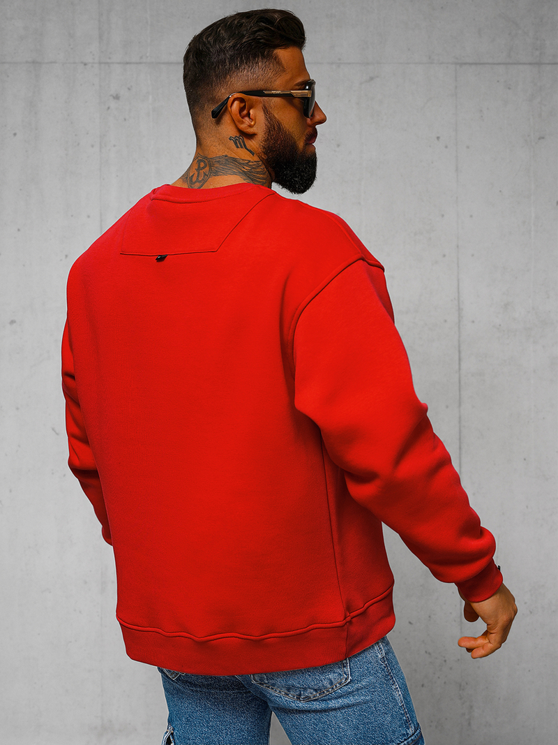 Raudona džemperis OZONEE O/SWE23055