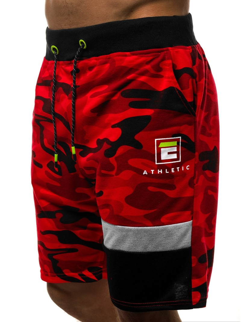 Raudoni vyriški šortai OZONEE JS/KK300160