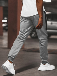 Pilkos vyriškos sportinės kelnės OZONEE JS/68K10326Z