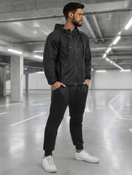 Juodas vyriškas sportinis kostiumas OZONEE JS/8C1966/3