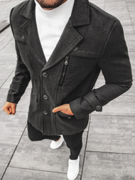 Grafitinis vyriškas paltas OZONEE N/5920