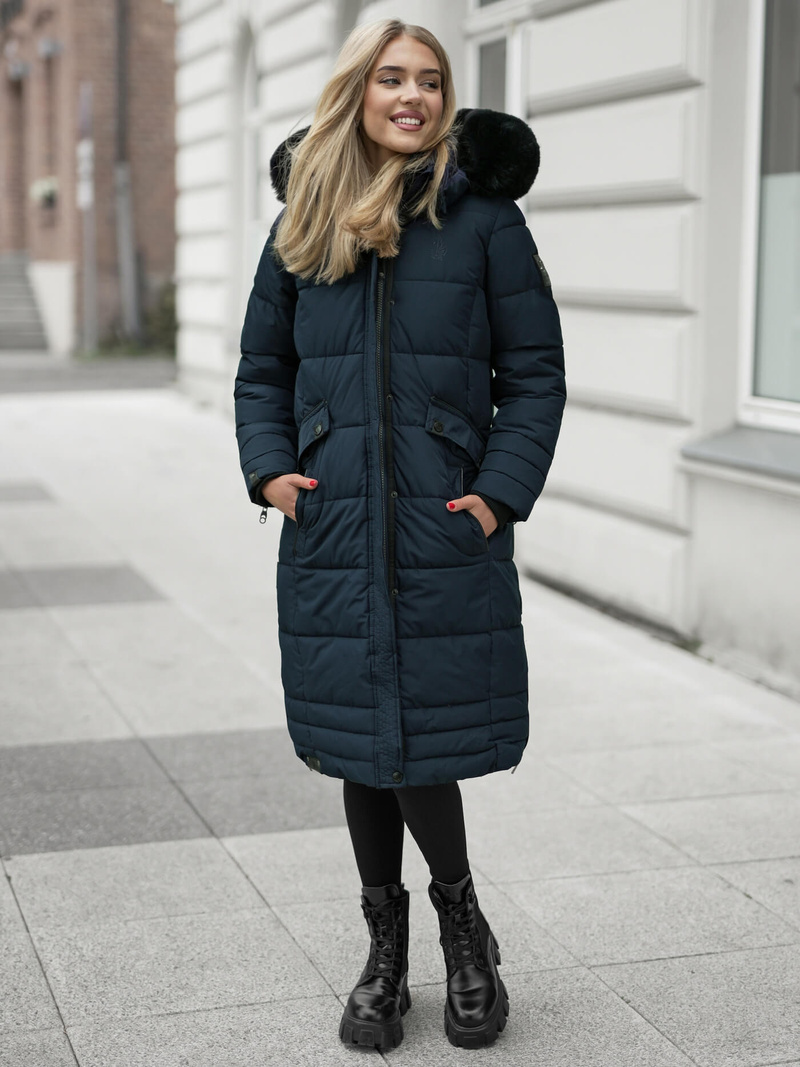 Granatinė moteriška striukė OZONEE O/W377