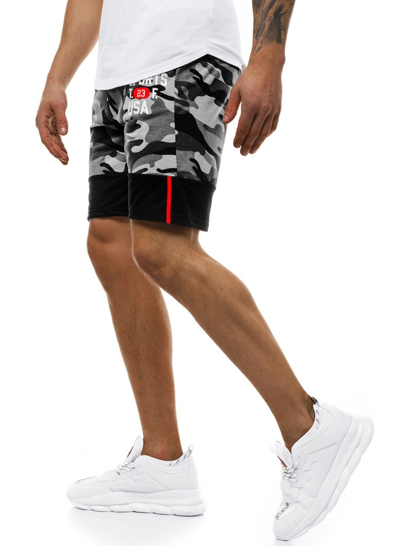 Pilki vyriški šortai OZONEE JS/KK300158