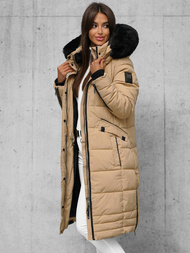 Smėlinis moteriška striukė OZONEE O/W377