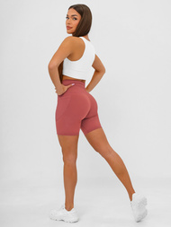 Trumpos moteriškos tamprės burgundija OZONEE JS/XY24026S