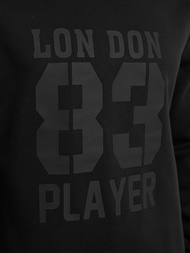 Juodas vyriškas džemperis OZONEE JS/8B1976/3