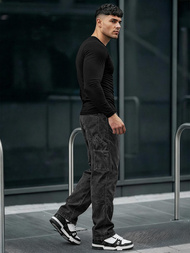 Grafitiniai vyriški džinsai OZONEE O/KK2828/5Z