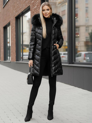 Juoda moteriška striukė OZONEE JS/16M9100/392Z