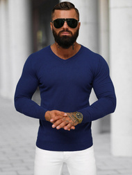 Tamsiai-Mėlynas vyriškas megztinis OZONEE NB/MMB601/5Z